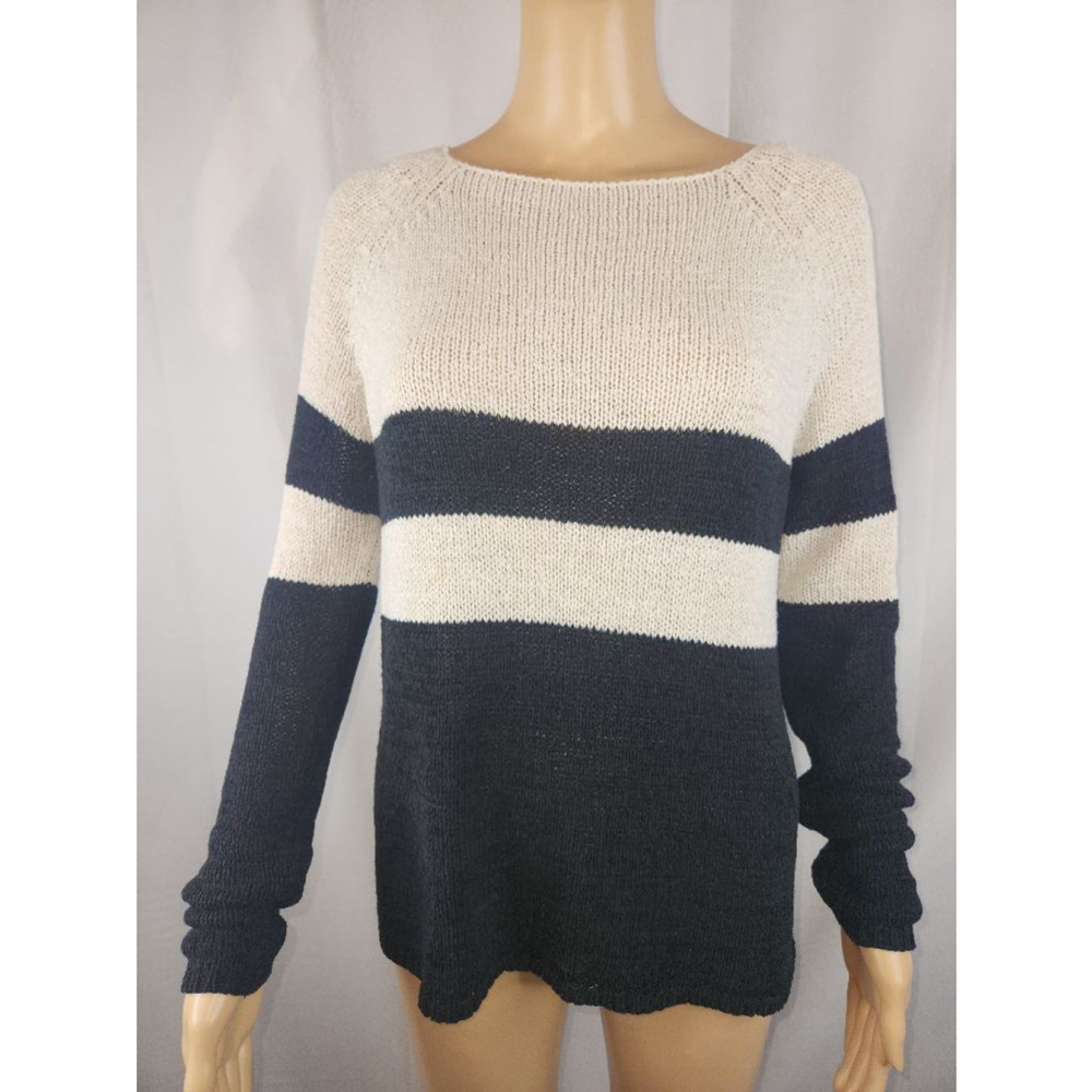 Zara | Knit | Women | Sweater | Top | Black and White | Size Small